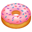 डोनट इमोजी U+1F369