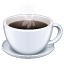 कॉफी इमोजी का कप U+2615