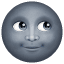 नया चाँद चेहरा इमोजी U+1F31A