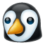 पेंगुइन इमोजी U+1F427