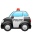 पुलिस कार इमोजी U+1F693