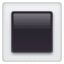 सफेदCमा के साथ काला वर्ग U+1F533